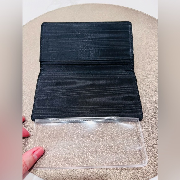 Leather Check Book Cover- NASCAR Checkered Flag - Picture 4 of 8